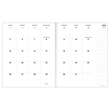 2026 2027 TF Publishing Always Pick Pink Large Monthly Planner 11 x 9 ...