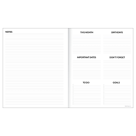 2026 2027 TF Publishing Always Pick Pink Large Monthly Planner 11 x 9 ...