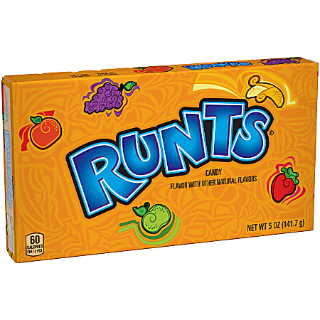 Nestlé® Runts Candy Theater Boxes, 5 Oz, Pack Of 12 Boxes
