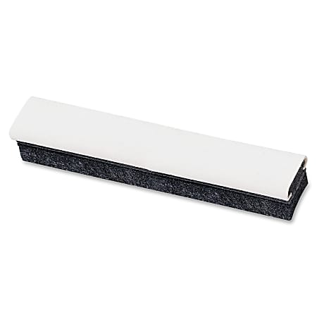 Quartet® Deluxe Chamois Chalk Eraser, Heavy Use, 12"x2"x1 5/8" - 2"x 12" - Used as Chalk Remover - Durable, Absorbent - Natural - Felt, Wood