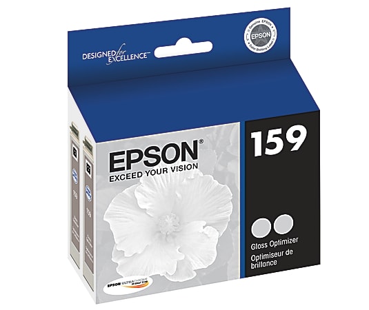 Epson® 159 Ink Gloss Optimizer Cartridges, Pack Of 2, T159020