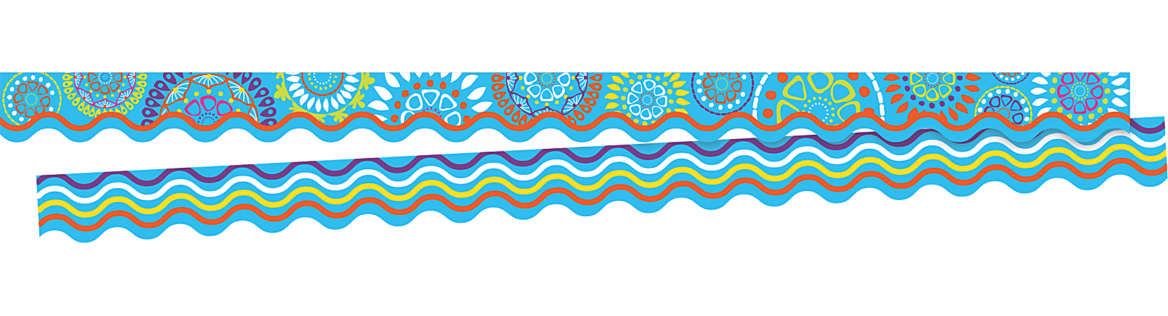 Barker Creek Double Sided Scalloped Borders 2 14 x 36 Mandala 13