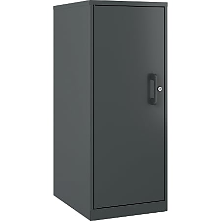 Lorell NuSparc Steel Storage Cabinet, 3 Shelf, Graphite