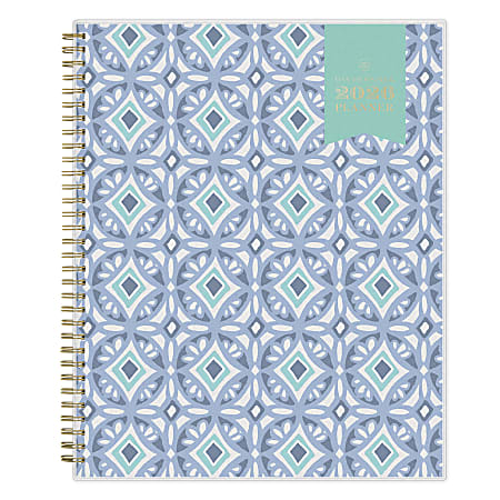 2026 Blue Sky Day Designer Weekly/Monthly Planner, 8-1/2” x 11”, Tile Frosted, January To December, 143895