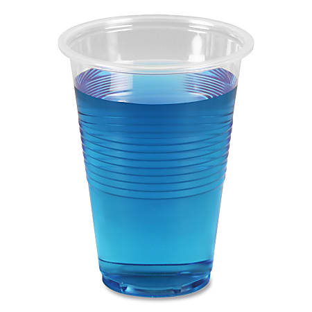 Boardwalk® Plastic Cold Cups, 16 Oz, Clear, Pack Of 50 Cups