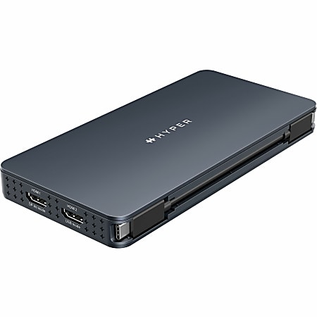 HyperDrive® Next 10 Port Business Class USB-C Dock, 11/16”H x 6-11/16”W x 3-5/16”D, HD7001GL