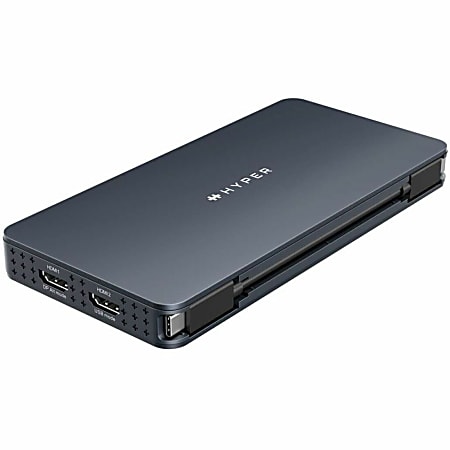 HyperDrive® Next 10 Port Business Class USB-C Dock, 11/16”H x 6-11/16”W x 3-5/16”D, HD7001GL
