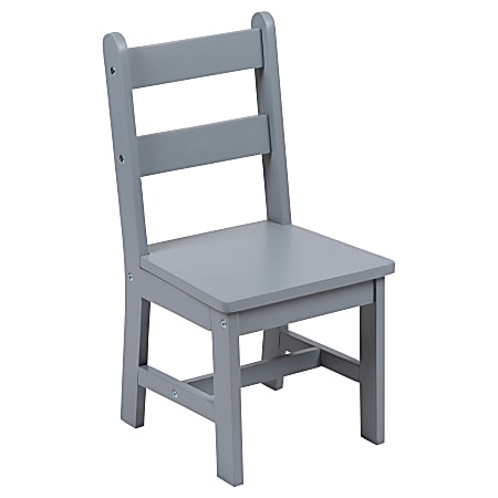 Flash Furniture Kids 3 Piece Table And Chair Set Gray Office Depot