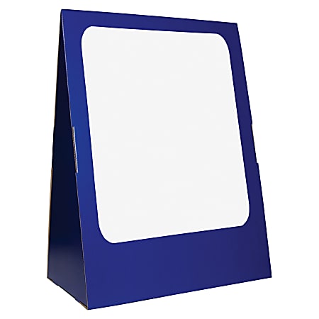 Flipside Deluxe Dry-erase Spiral-bound Chart - 33" Height x 24" Width x 14" Depth - Portable, Floor, Tabletop - Blue, White