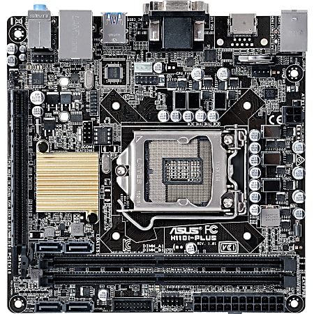 Asus H110I-PLUS/CSM Desktop Motherboard - Intel Chipset - Socket H4 LGA-1151 - Mini ITX - 32 GB DDR4 SDRAM Maximum RAM - DIMM - 2 x Memory Slots - Gigabit Ethernet - HDMI - 4 x SATA Interfaces