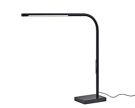Adesso Cullen LED Desk Lamp With Smart Switch, 24”H, Black