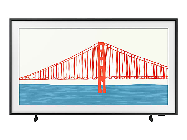 Samsung QN75LS03AAF - 75" Diagonal Class (74.9" viewable) - The Frame LS03A Series LED-backlit LCD TV - QLED - Smart TV - Tizen OS - 4K UHD (2160p) 3840 x 2160 - HDR - Quantum Dot, Dual LED - black