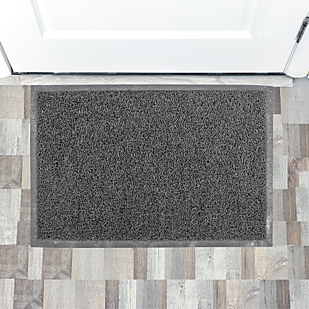 Floortex® Doortex® Twistermat Indoor Entrance Mat, 35" x 47", Storm Gray