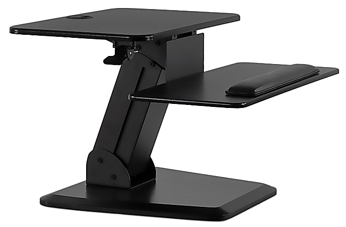 Mount-It! MI-7916 Sit-Stand Desk Riser, 6-1/2"H x 33"W x 8"D, Black