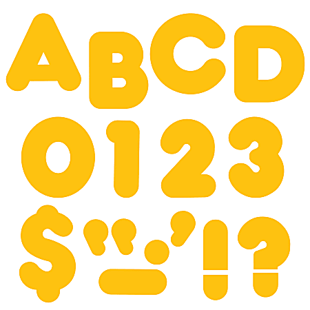 TREND Ready Letters®, Casual, 2", Gold, Pack Of 142