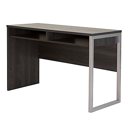 South Shore Interface Desk, Gray Oak