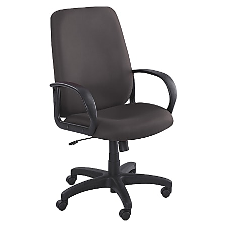Safco® Poise™ Ergonomic High-Back Chair, Black