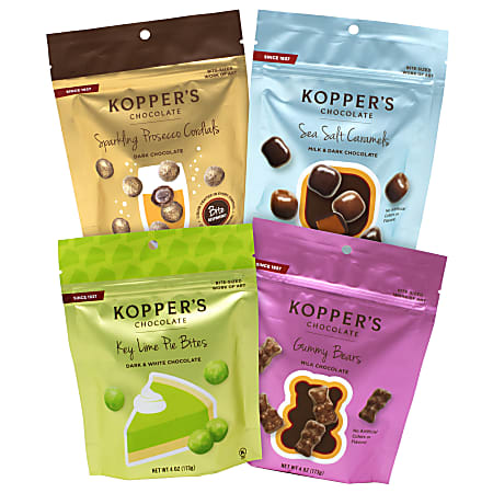 Kopper's Dark Chocolate Gummy Bears 2 Oz