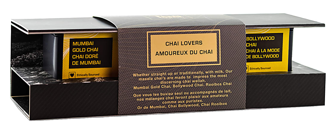 Tea Squared Chai Lover Tea Gift Set, Multicolor, Set Of 3 Tea Flavors