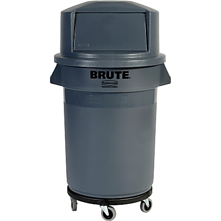Rubbermaid Commercial Brute Easy Twist Round Dollies - 350 lb Capacity - 5 Casters - Structural Foam - x 18.3 Rubbermaid Commercial Brute Easy Twist Round Dollies - 350 lb Capacity - 5 Casters - Structural Foam - x 18.3
