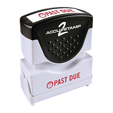 ACCU-STAMP2® Past Due Stamp ,Shutter Pre-Inked One-Color PAST