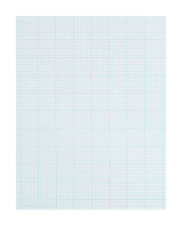 TOPS™ Cross-Section Pad, 8 1/2" x 11", 50 Sheets, White