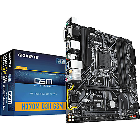 Gigabyte Ultra Durable H370M D3H GSM Desktop Motherboard
