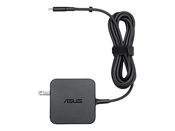 ASUS AC65-00 - Power adapter - AC 100-240 V - 65 Watt - United States - black - for ZenBook 13 OLED; ZenBook Duo 14; ZenBook Flip 13; 13 OLED; Zenbook Flip S13 OLED