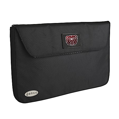 Denco Sports Luggage NCAA Laptop Case With 17" Laptop Pocket, Missouri State Bears, Black