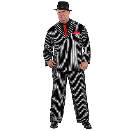 Amscan Mob Boss Men's Halloween Costume, Plus Size