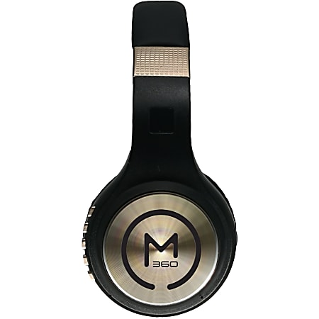 Black best sale gold headphones