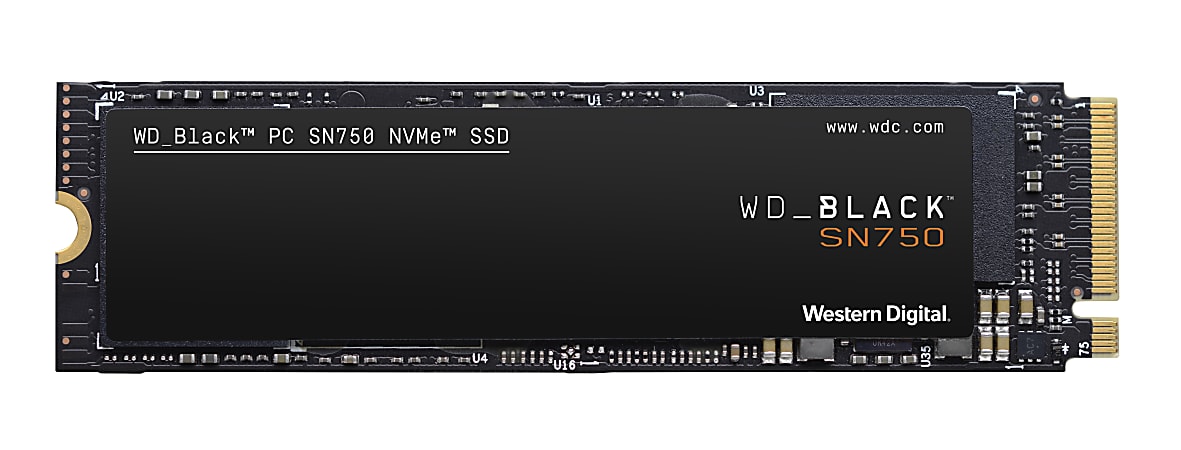Western Digital WD_BLACK SN750 NVMe SSD, 2TB, Black