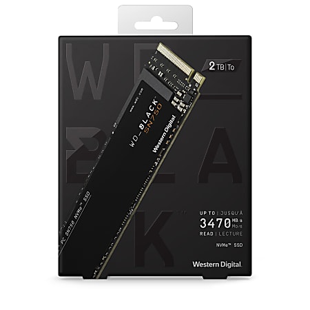 Western Digital WDBLACK SN750 NVMe SSD 2TB Black - Office Depot