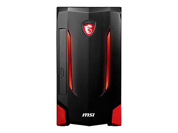 MSI Nightblade MI2 Nightblade MI2-001BUS Gaming Barebone System - Intel B150 Chipset - Black, Red - 32 GB DDR4 SDRAM DDR - MI2001BUS