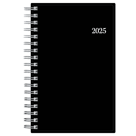 2025 Blue Sky Weekly/Monthly Planning Calendar, 3-5/8” x 6-1/8”, Black, January To December