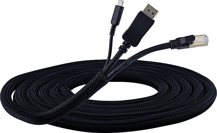 Ativa&trade; Mesh Cable Wrap, 10', Black, 60728