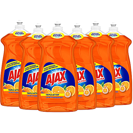 AJAX Triple Action Orange Dish Liquid - 52