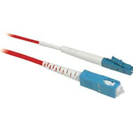 C2G-10m LC-SC 9/125 OS1 Simplex Singlemode PVC Fiber Optic Cable - Red - 10m LC-SC 9/125 Simplex Single Mode OS2 Fiber Cable - Red - 33ft