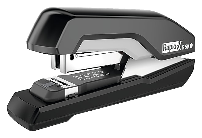 Rapid® S50 High-Capacity Desk Stapler, Black/Red