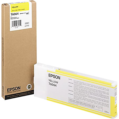 Epson Original Ink Cartridge - Inkjet - Yellow - 1 Each