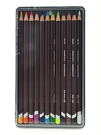 Derwent 12 Artists Colour Pencil Tin Set