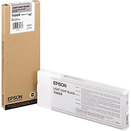 Epson Original Ink Cartridge - Inkjet - Light Black - 1 Each