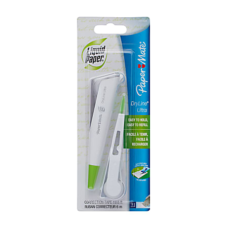 Papermate Liquid Paper Dryline Ultra Refillable Correction Tape