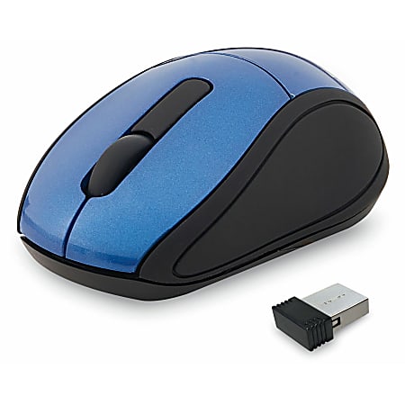 Verbatim® Wireless Mini Travel Mouse, Blue