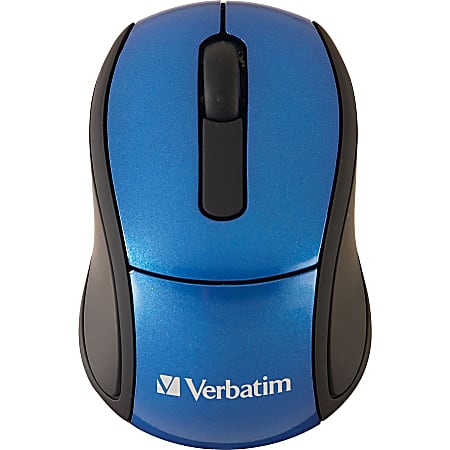 【お1人様1点限り】 Wireless Verbatim Mini Depot Office - Blue Mouse Travel マウス