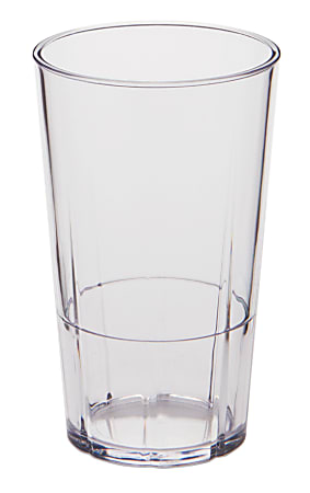 Cambro Lido Styrene Tumblers, 12 Oz, Clear, Pack Of 36 Tumblers