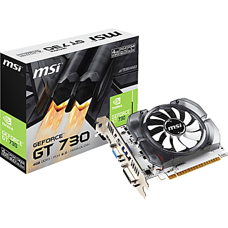 MSI N730 4GD3V2 GeForce GT 730 Graphic Card 700 MHz Core GB DDR3