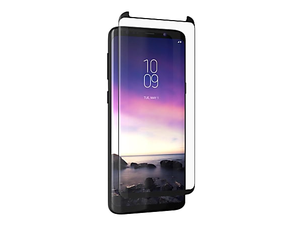 invisibleSHIELD Glass Curve Elite Screen Protector Black, Transparent - For LCD Smartphone - Fingerprint Resistant, Impact Resistant, Scratch Resistant, Shock Resistant, Smudge Resistant - Tempered Glass