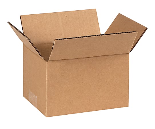 Partners Brand Corrugated Boxes, 7"L x 5"W x 4"H, Kraft, Pack Of 25