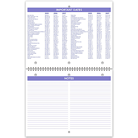 Amazon.com: 2025 Office Depot Monthly Wall Calendar, 11